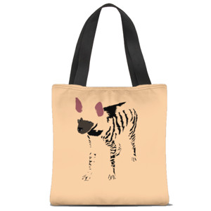 Tas Tote Fullprint Hyena X Tiger