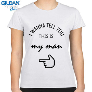 Kaos Couple My Man Putih