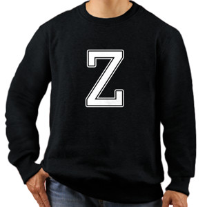Jaket Sweater Kaos Hitam Huruf Z Keren