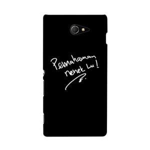 Tulisan legendaris Ahok : Pemahaman nenek lu !  Casing HP