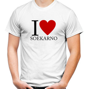 Kaos I Love Soekarno By:Minimo