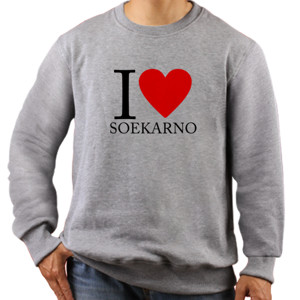 Jaket Sweater I Love Soekarno By:Minimo