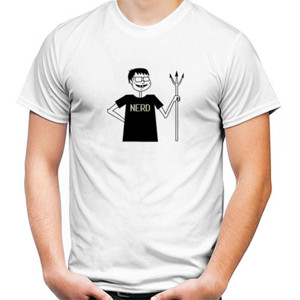 Kaos Nerd Evil ( funny geek )