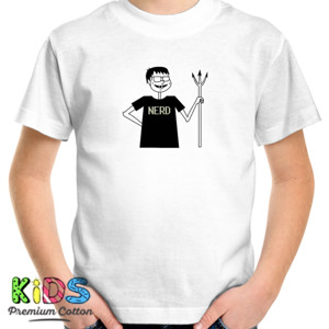 Kaos Nerd Evil ( funny geek )