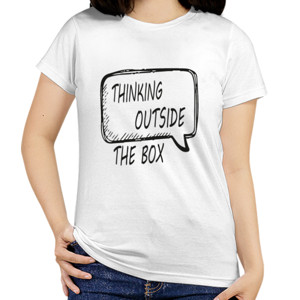 Kaos BASiC THiNKiNG OUTSiDE THE BOX ( WHiTE )