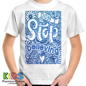 Kaos Dont Stop Believing Blue