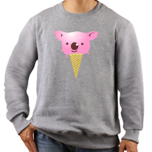 Jaket Sweater Koala Ice Cream