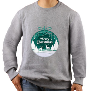 Jaket Sweater Green Christmas