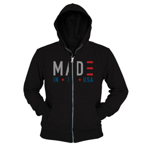 Hoodie Zipper Mede usa