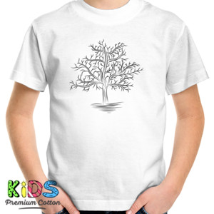 Kaos Pohon line art