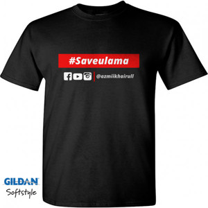 Kaos baju save ulama