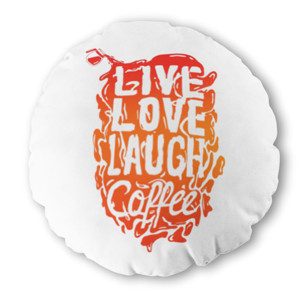 Bantal Bulat Love Coffee