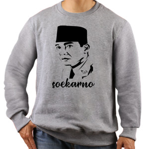 Jaket Sweater kaos soekarno