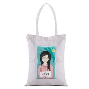 Tas Tote Cute Girl Mug Shot