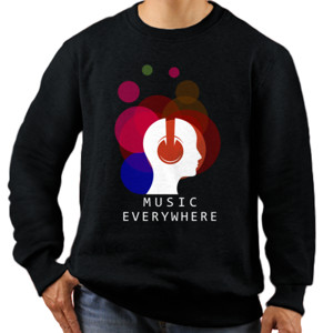 Jaket Sweater KAOS DISTRO MUSIC EVERYWHERE