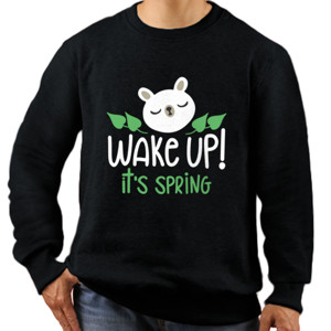Jaket Sweater Distro Wake Up It's Spring
