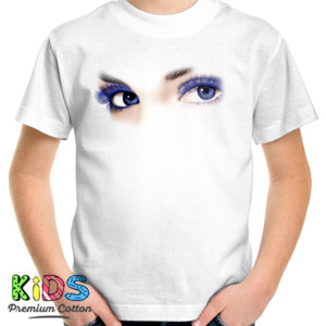Kaos Mata warna biru