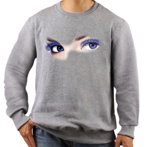 Jaket Sweater Mata warna biru