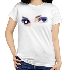 Kaos Mata warna biru