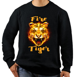 Jaket Sweater Fire Tiger