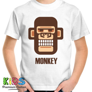 Kaos DISTRO BROWN MONKEY