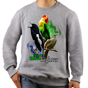 Jaket Sweater Gabungan Burung