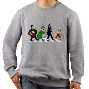 Jaket Sweater Tintin Abbey Road