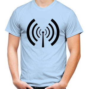 Kaos Wifi Logo w8172