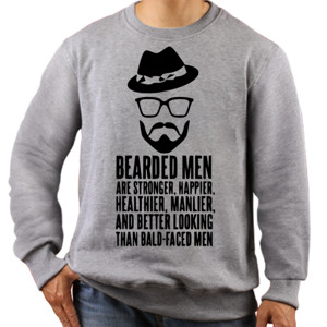Jaket Sweater BEARDED MAN ARE HAPPIER