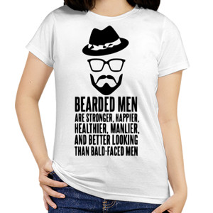 Kaos BEARDED MAN ARE HAPPIER