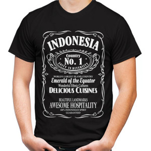 Kaos INDONESIA NO 1 white COLOR