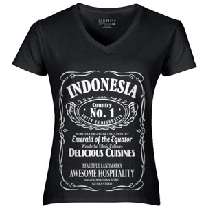 Kaos INDONESIA NO 1 white COLOR