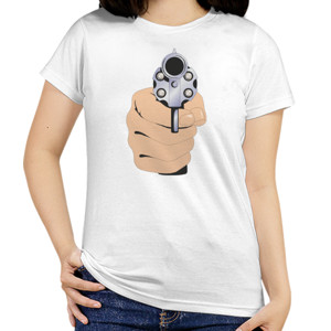 Kaos Kaos wanita tembak aku