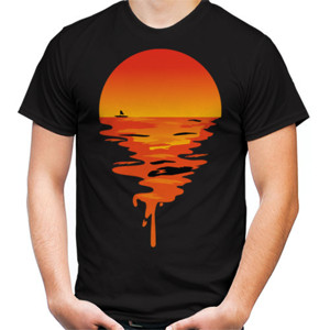 Kaos Sunset Di Pantai