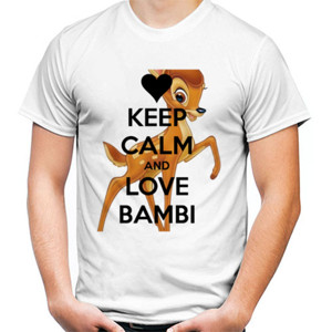 Kaos Keepcalm and love bambi