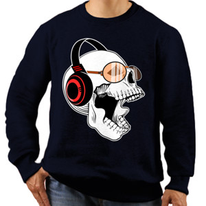 Jaket Sweater SKULL AND HEADPHONE