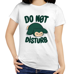Kaos Clothudio - Snorlax Do Not Disturb