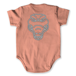 Baby Jumper ilustrasi Kepala buaya putih