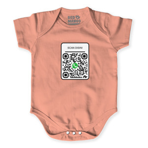 Baby Jumper Kaos QR CODE (Maaf anda kena prank) Bisa custom