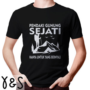 Kaos Pendaki Gunung Hobi Hiking