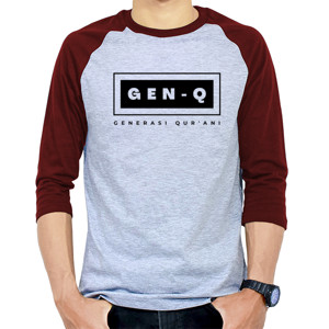 Kaos Raglan Generasi Qurani Black