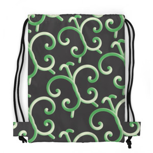 Tas Serut Fullprint Kupu-Kupu Abstrak 3D (3D Abstract Butterfly)