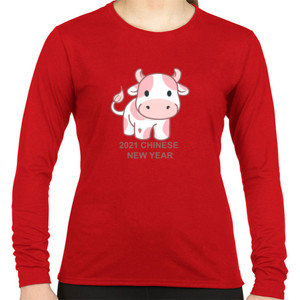 Kaos Kaos Imlek 2021 tahun Sapi 002