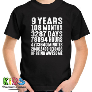 Kaos 9 Years Old 9th  2