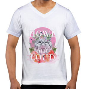 Kaos  Howl Out Loud, Wolf on pink moon