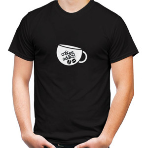 Kaos COFFEE ADDICT BLACK
