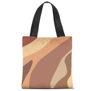 Tas Tote Fullprint Tas jinjing motif abstrak 