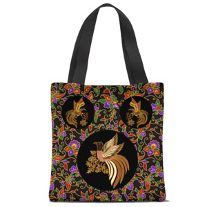 Tas Tote Fullprint Birth Premium Batik Circle