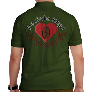 Kaos Polo Pecinta Kopi (Coffee Lovers)