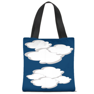 Tas Tote Fullprint Awan (Cloud)